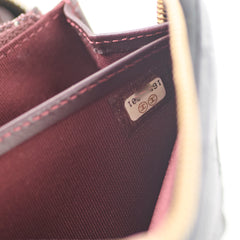 Chanel Caviar Zip Long Wallet Black