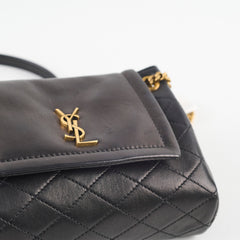Saint Laurent Mini Nolita Black