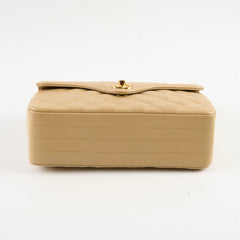 Chanel Vintage Flap Bag Beige 24K Lambskin (1 Series)