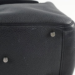 Hermes Lindy 30 Clemence Noir X Stamp