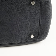 Hermes Lindy 30 Clemence Noir X Stamp
