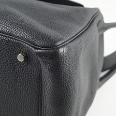 Hermes Lindy 30 Clemence Noir X Stamp