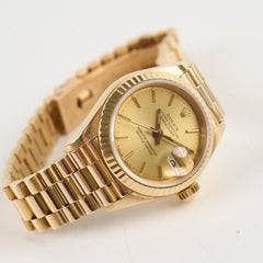 Rolex Lady Datejust 26MM Gold Watch