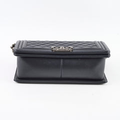 Chanel Old Medium Boy Lambskin Black