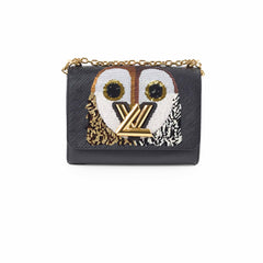 Louis Vuitton Twist MM Sequin Owl Black Epi