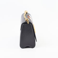 Louis Vuitton Twist MM Sequin Owl Black Epi