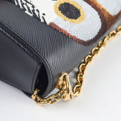Louis Vuitton Twist MM Sequin Owl Black Epi