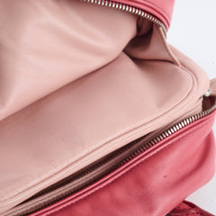 Prada Soft Calfskin Inside Bauletto Bag Pink