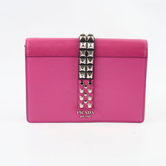 Prada Saffiano Elektra Crossbody Bag Pink