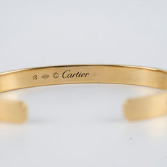 Cartier Love Cuff Size 18