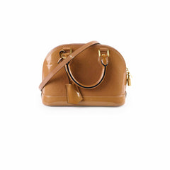 Louis Vuitton Alma BB Vernis Rose Velours Patent