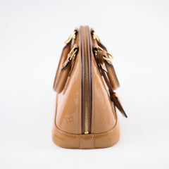 Louis Vuitton Alma BB Vernis Rose Velours Patent