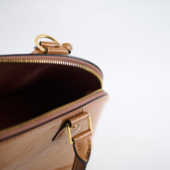 Louis Vuitton Alma BB Vernis Rose Velours Patent