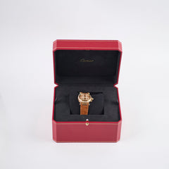 Cartier Pasha De Cartier 30mm Pink Gold with Diamond Quartz Watch
