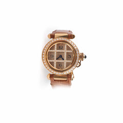 Cartier Pasha De Cartier 30mm Pink Gold with Diamond Quartz Watch