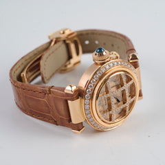Cartier Pasha De Cartier 30mm Pink Gold with Diamond Quartz Watch
