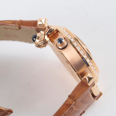 Cartier Pasha De Cartier 30mm Pink Gold with Diamond Quartz Watch