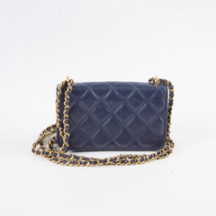 Chanel Mini Wallet On Chain Caviar Navy