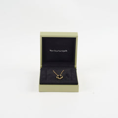 Van Cleef & Arpels Vintage Alhambra Onyx Necklace