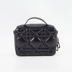 Christian Dior Caro Macrocannage Box Bag Black