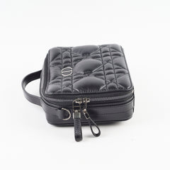 Christian Dior Caro Macrocannage Box Bag Black