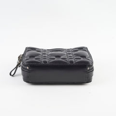 Christian Dior Caro Macrocannage Box Bag Black