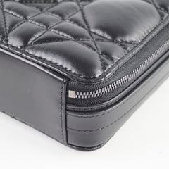 Christian Dior Caro Macrocannage Box Bag Black