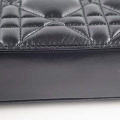 Christian Dior Caro Macrocannage Box Bag Black