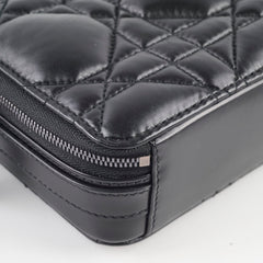 Christian Dior Caro Macrocannage Box Bag Black