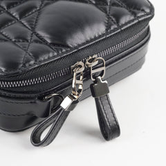 Christian Dior Caro Macrocannage Box Bag Black