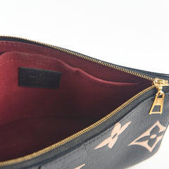 Louis Vuitton Multi Pochette Empriente Bi-Colour Black