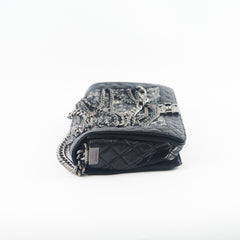 Chanel Enchained Boy Calfskin/Tweed Black
