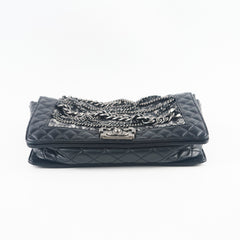 Chanel Enchained Boy Calfskin/Tweed Black