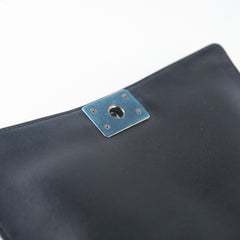 Chanel Enchained Boy Calfskin/Tweed Black