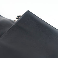 Chanel Enchained Boy Calfskin/Tweed Black