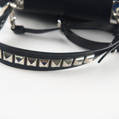 Prada Elektra Smooth Leather/Saffiano Crossbody Black