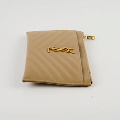 Saint Laurent Bill Pouch Dark Latte GHW