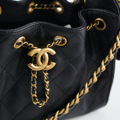 Chanel Mini 25 Caviar GHW Black (2025)