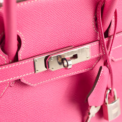 Hermes Birkin 30 Rose Tyrien/ Ruby Candy Collection [O]