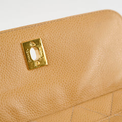 Chanel Vintage Beige Camera Bag GHW