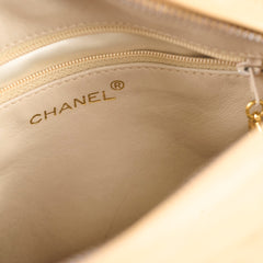 Chanel Vintage Beige Camera Bag GHW