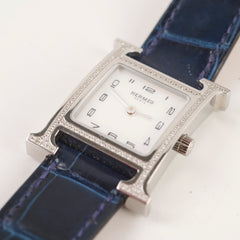 Hermes Heure H Watch Blue Mother of Pearl Watch