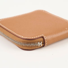 Hermes Silk'In Compact Wallet Gold - A stamp