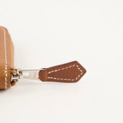 Hermes Silk'In Compact Wallet Gold - A stamp