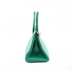 Hermes Birkin 30 Vert Vertigo GHW Evercolor C Stamp