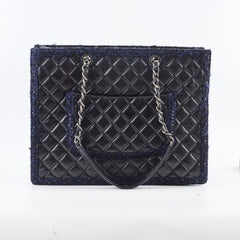 Chanel Calfskin Tweed Large Tote Bag