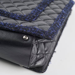 Chanel Calfskin Tweed Large Tote Bag