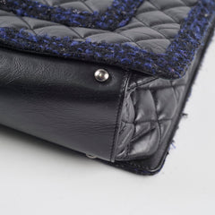Chanel Calfskin Tweed Large Tote Bag