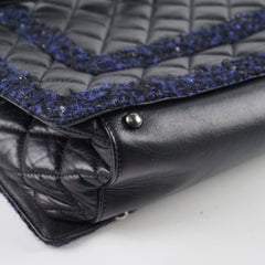 Chanel Calfskin Tweed Large Tote Bag