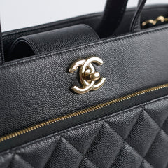 Chanel Business Affinity Tote Bag Black Caviar